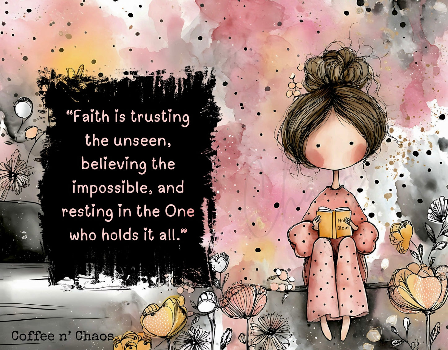 A- Have faith in him