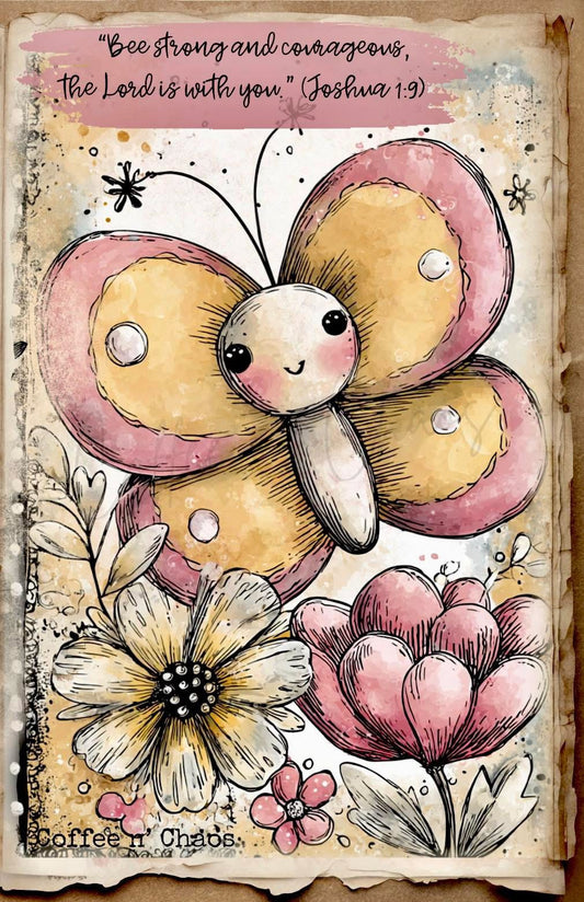 Bee strong & courageous